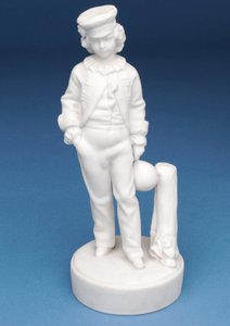 橄榄球学校男孩的帕里安人物（陶瓷）（伴随315345） 作者 英语学校