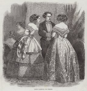 Paris Fashions for March (engraving) 作者 英语学校