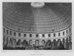 巴黎，Halle Au Ble （雕刻） 作者 英语学校