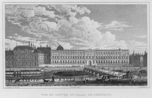 巴黎，卢浮宫的景色，来自 Palais De L