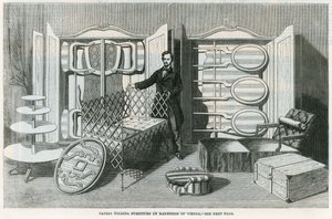 维也纳Mannstein的专利折叠家具 作者 英语学校