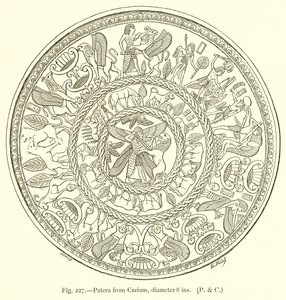 来自Curium的Patera，直径8英寸 作者 英语学校