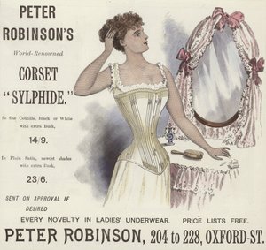 Peter Robinsons世界着名的紧身胸衣Sylphide 作者 英语学校
