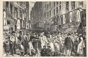 衬裙巷（米德尔塞克斯街），1870年 作者 英语学校