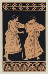 Philto和Lesbionicus（彩色平版印刷）。 作者 英语学校
