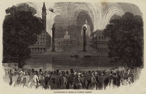 Picture-Model of Venice, at Vauxhall Gardens (engraving) 作者 英语学校