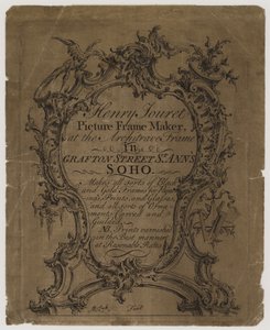 相框制造商Henry Jouret，交易卡 作者 英语学校