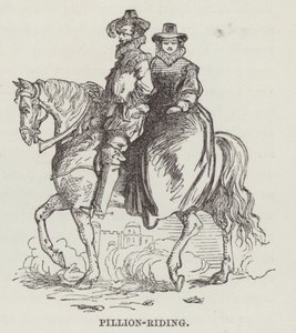 Pillion-riding (engraving) 作者 英语学校