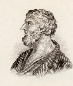 米蒂利尼的Pittacus，来自&39;Crabbes Historical Dictionary&39;，于1825年出版 作者 英语学校
