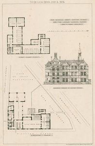计划新学校，大亨特街学校，旧肯特路 作者 英语学校