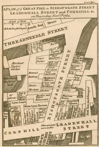 计划于1765年11月7日开始在伦敦的Bishopsgate街，Cornhill和Leadenhall街开火 作者 英语学校