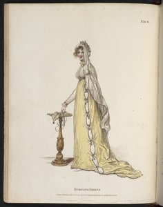 来自《The mirroir de la mode》的图版 作者 英语学校