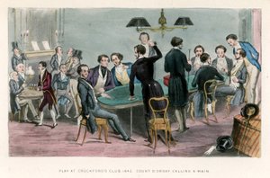 参加1843年的Crockfords俱乐部;伯爵伯爵打电话给主要人员 作者 英语学校