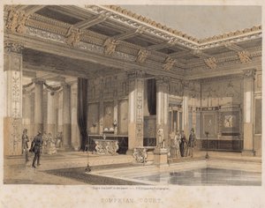 Pompeian Court，水晶宫，Sydenham 作者 英语学校