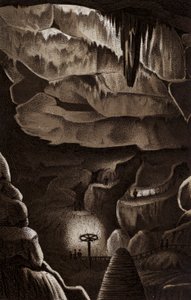 Pools Cavern (litho) 作者 英语学校