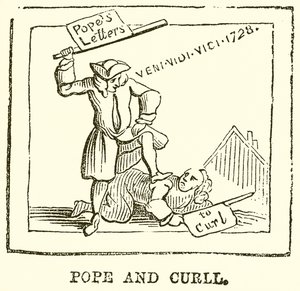 教皇和Curll 作者 英语学校