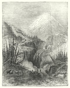 Popocatapetl, the Smoking Mountain (engraving) 作者 英语学校