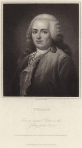 Anne-Robert-Jacques Turgot的肖像 作者 英语学校