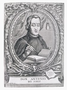 Antonio de Solis y Rivadeneira（1610-86）的肖像来自“美国的叙事与批评历史”，由Justin Winsor编辑，1886年伦敦 作者 英语学校