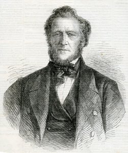 Brigham Young的肖像，1861年 作者 英语学校