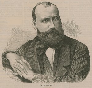 Charles-Francois Gounod的肖像 作者 英语学校
