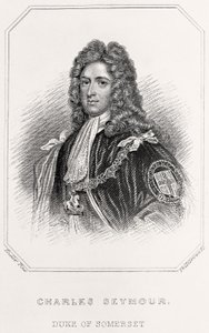 萨默塞特公爵查尔斯·西摩的肖像，1835年 作者 英语学校