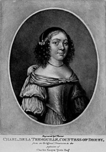 来自英国历史上杰出人物的德比伯爵夫人夏洛特的肖像，作者：Richard Earlom和Charles Turner，1815年 作者 英语学校