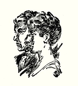 E Oe Somerville 和 M Ross 的肖像（石版画） 作者 英语学校