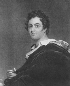 乔治戈登的肖像，罗奇代尔的第六位拜伦勋爵（1788-1824）