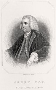 亨利·福克斯（Henry Fox）的肖像，荷兰第一勋爵，1835年 作者 英语学校