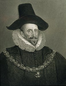 亨利霍华德（1540-1614）的肖像，来自&39;洛奇的英国肖像&39;，1823年 作者 英语学校