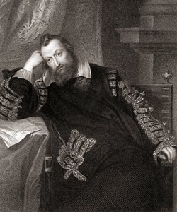 亨利珀西的肖像，来自Lodges British Portraits，1823 作者 英语学校
