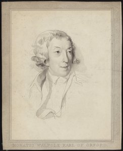 Horace Walpole的肖像 作者 英语学校