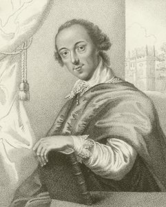 Horace Walpole的肖像 作者 英语学校