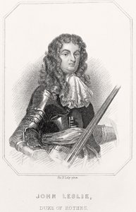 约翰·莱斯利（John Leslie）的肖像，腐烂公爵，1835年 作者 英语学校