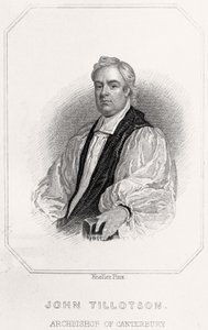 约翰·蒂罗森（John Tillotson）肖像，坎特伯雷大主教，1835年 作者 英语学校