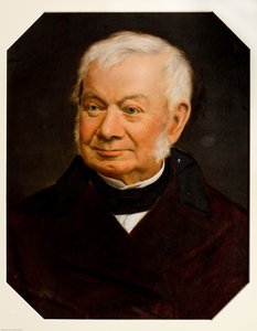 Joseph Livesey的肖像（纸上油）