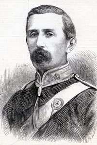 肖像中校乔治泰勒丹尼森，1877年 作者 英语学校