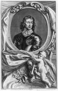约翰兰伯特中将（1619-83）的肖像由Jacobus Houbraken（1698-1780）刻 作者 英语学校