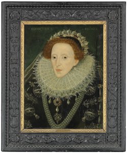 伊丽莎白一世女王肖像，约1580年 作者 英语学校