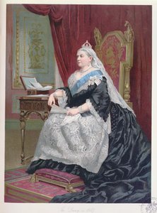维多利亚女王的肖像（1819-1901），1887年，她的金禧纪念日，1887年