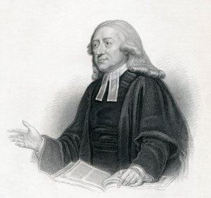 19世纪牧师John Wesley先生的肖像 作者 英语学校