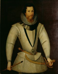 艾塞克斯伯爵Robert Devereux的肖像（1566-1601）