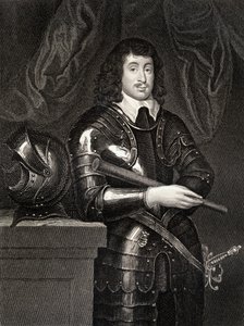 Spencer Compton的肖像（1601-43）北安普顿的第二伯爵，来自Lodges British Portraits，1823年 作者 英语学校