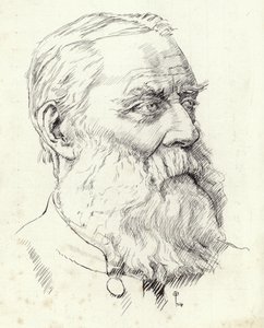 Walter Skeat的肖像 作者 英语学校