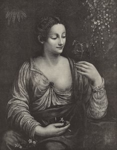 一位年轻女士的画像 作者 英语学校