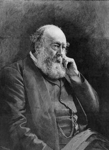 索尔兹伯里侯爵（1830-1903）1892年的肖像 作者 英语学校