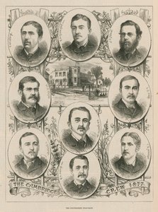 1877年剑桥船员的肖像 作者 英语学校