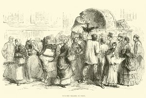 1870年10月在巴黎的家禽销售商 作者 英语学校
