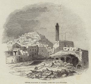 Powder Magazine at Algiers, after the Late Explosion (engraving) 作者 英语学校